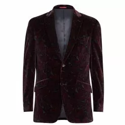 Simon Carter Burgundy Paisley Jacket