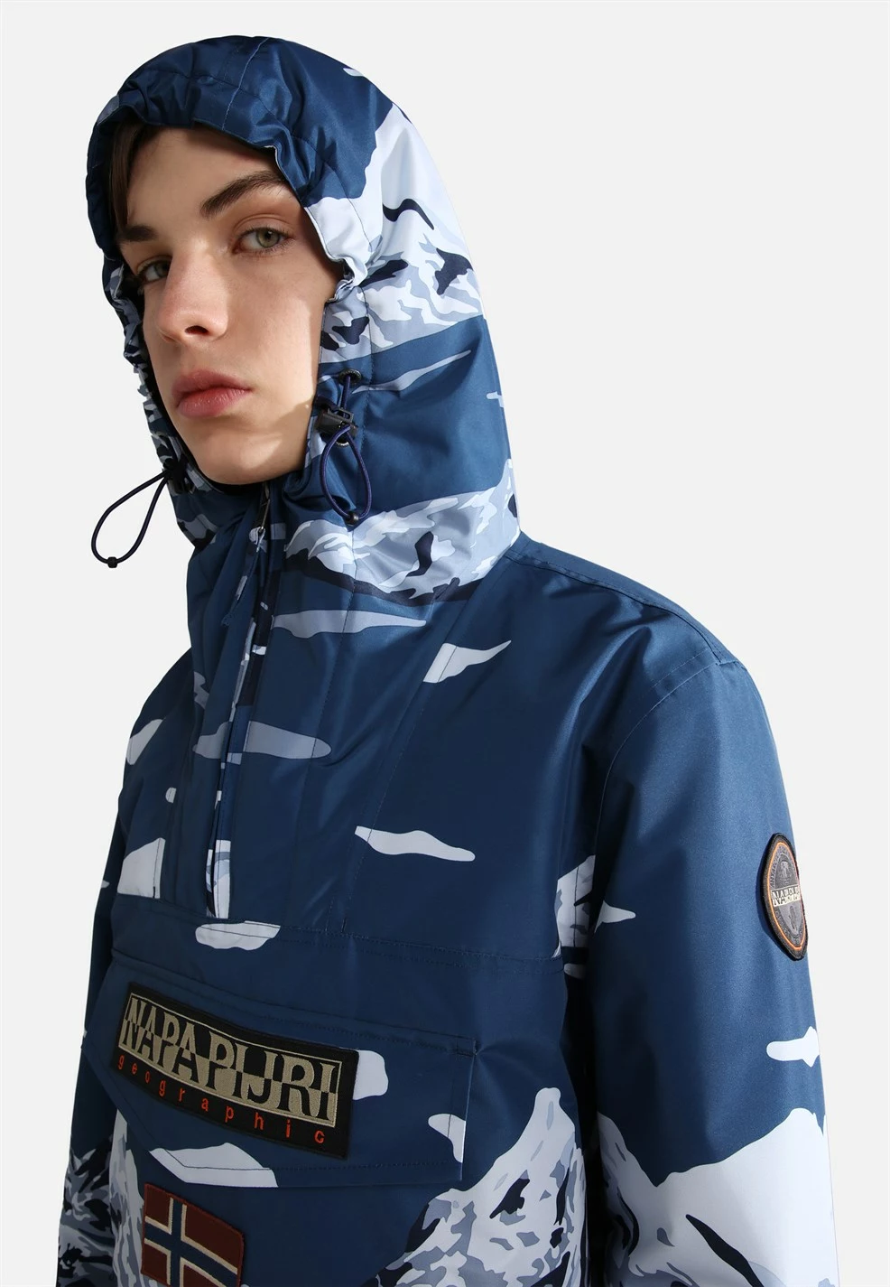 Napapijri Napapijri Rainforest Print Jacket Mens - Image 3