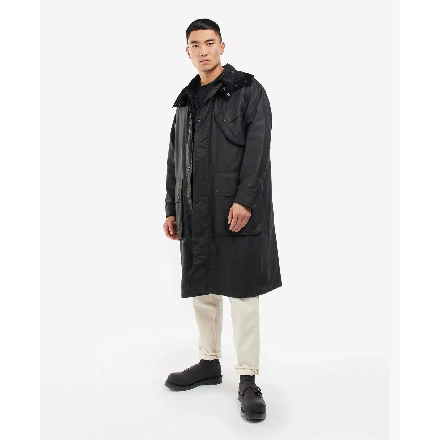 BARBOUR INTERNATIONAL Ymc Oversized Rider Waxed Jacket - Image 4