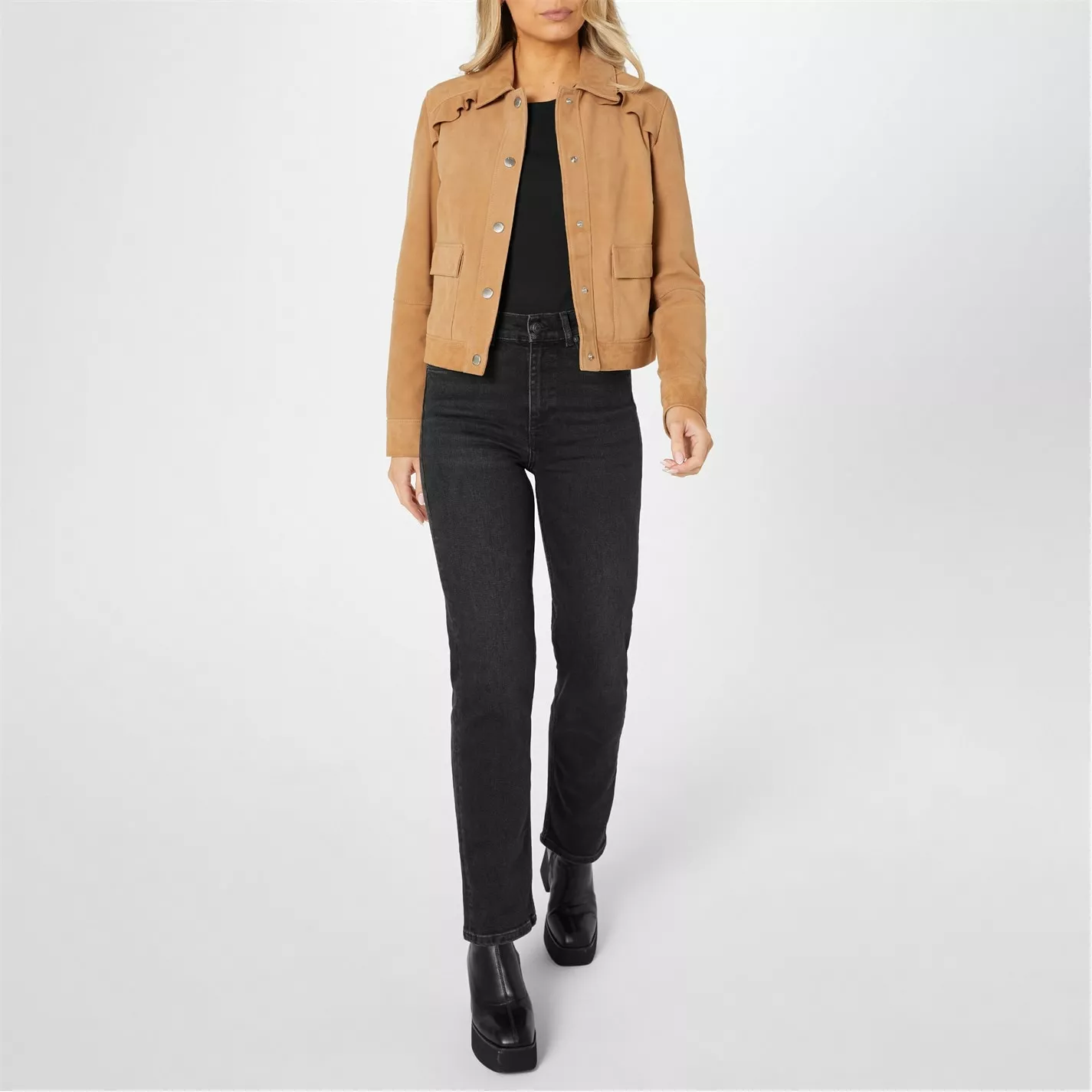 BOSS Suede Safila Jacket - Image 2