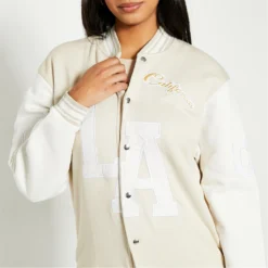 I Saw It First La Varisty Bomber Jacket