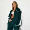 I Saw It First Reclaim Sustainable Staples Zip Through Track Jacket
