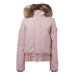 ARCTIC ARMY Fur Puffer Bomber Jacket