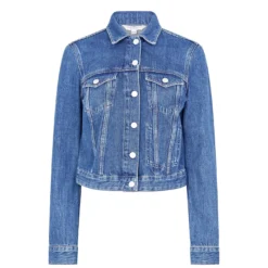 French Connection Button Denim Jacket