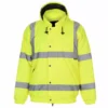 Dunlop Hi Vis Bomber Jacket Mens