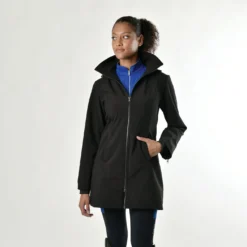 Dublin Ladies Remy Showerproof Soft Zip Jacket With Hood