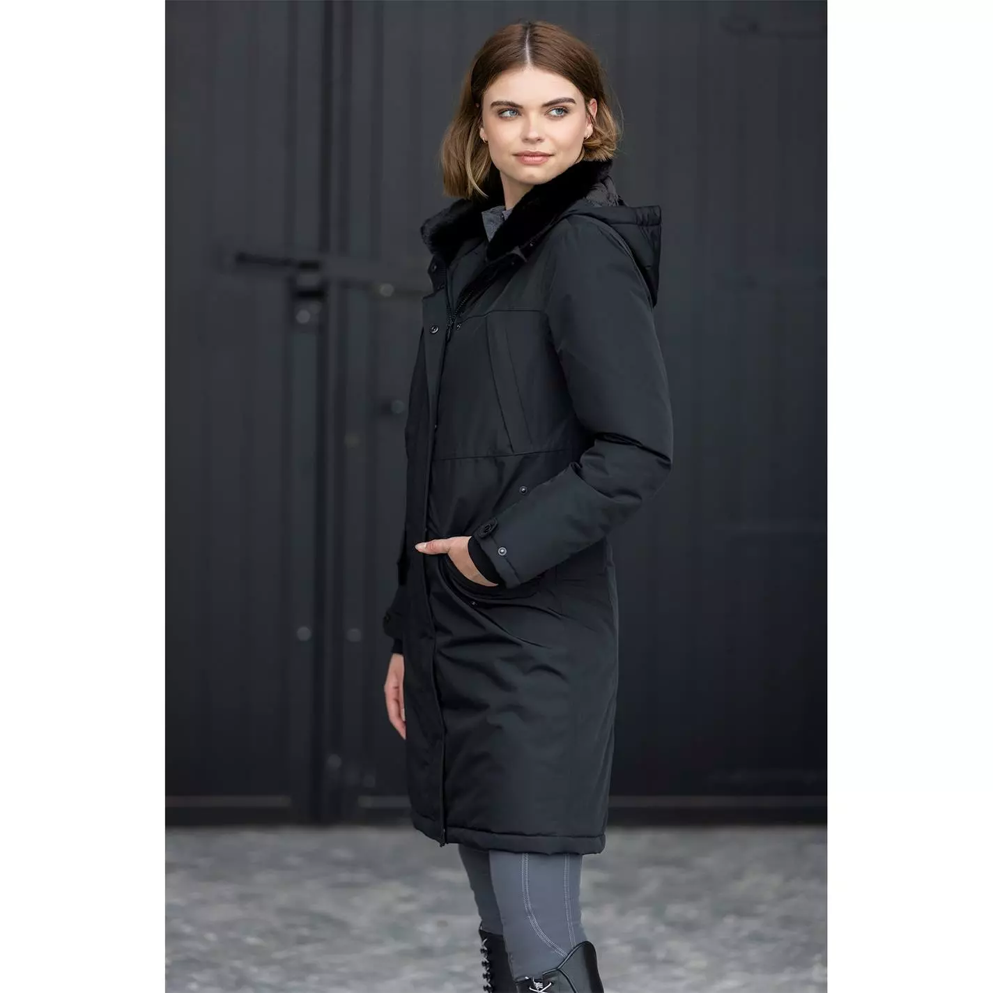 Eurostar Long Waterproof Jacket Lauren Ladies - Image 4