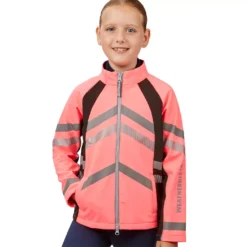 Weatherbeeta Reflective Soft Shell Fleece Lined Jacket Juniors