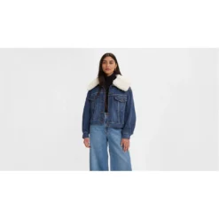 Levis Borg Collar Trucker Jacket