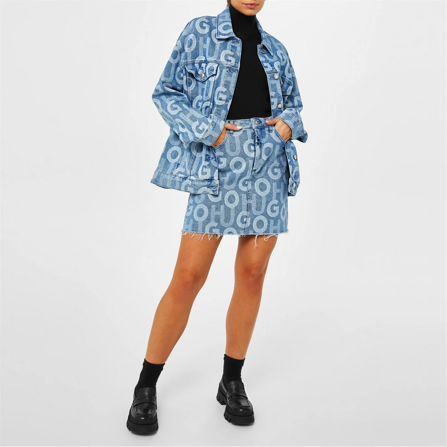 Hugo Swirl Denim Jacket - Image 2