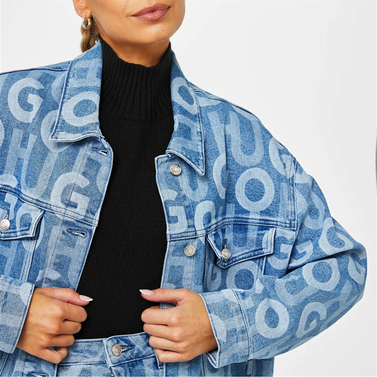 Hugo Swirl Denim Jacket - Image 4