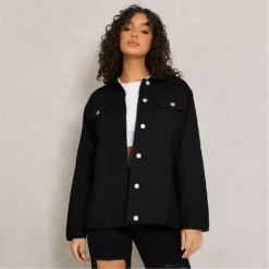 I Saw It First Denim Oversized Jacket