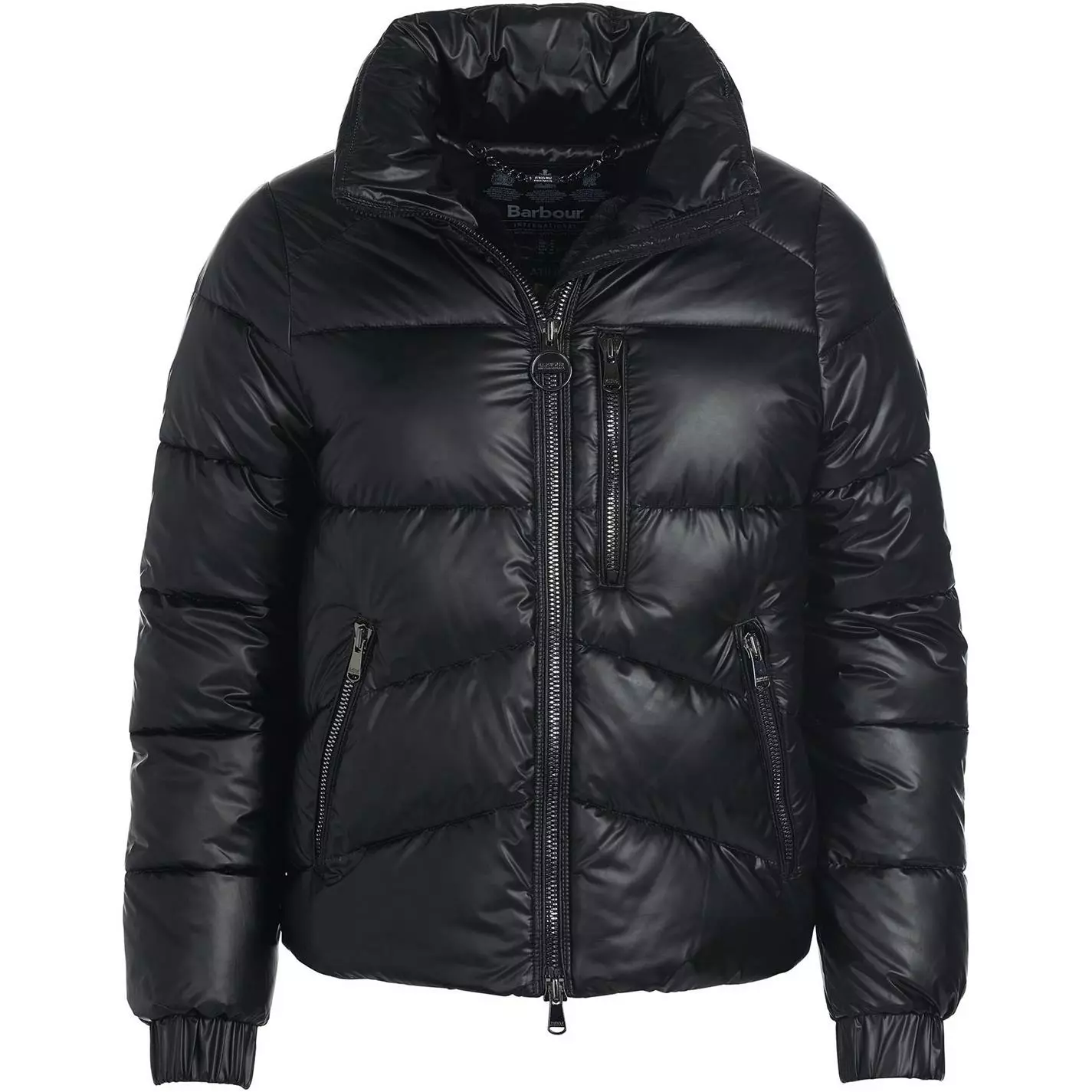 Barbour International Platinum Atomic Quilted Jacket