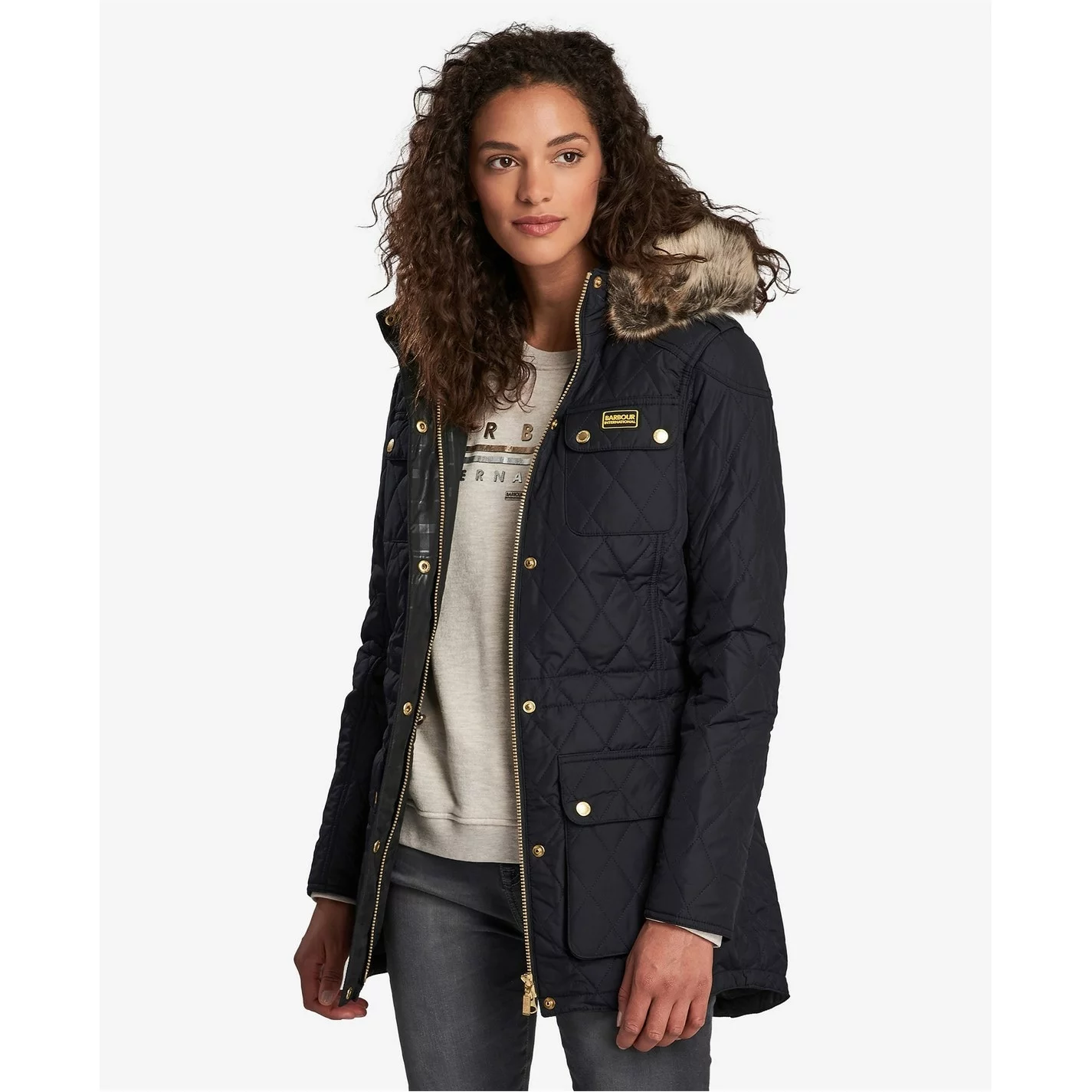 Barbour International Enduro Quilted Jacket - Image 2