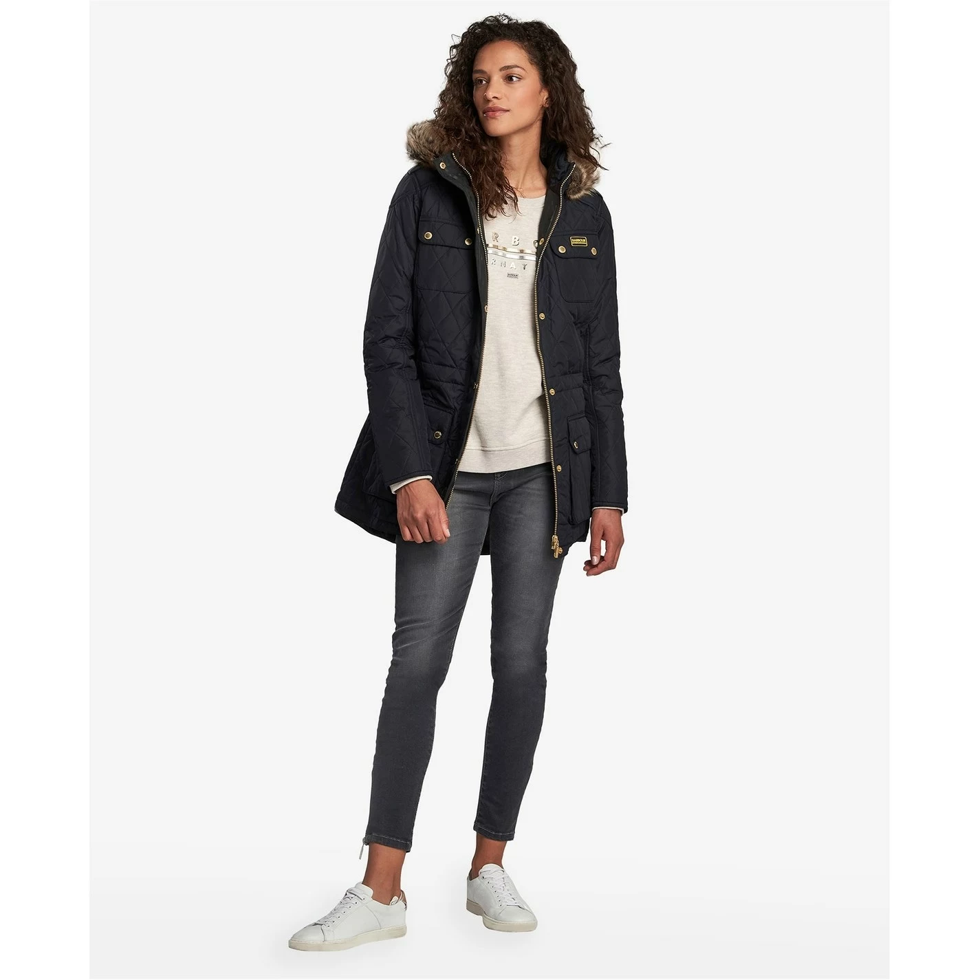 Barbour International Enduro Quilted Jacket - Image 4