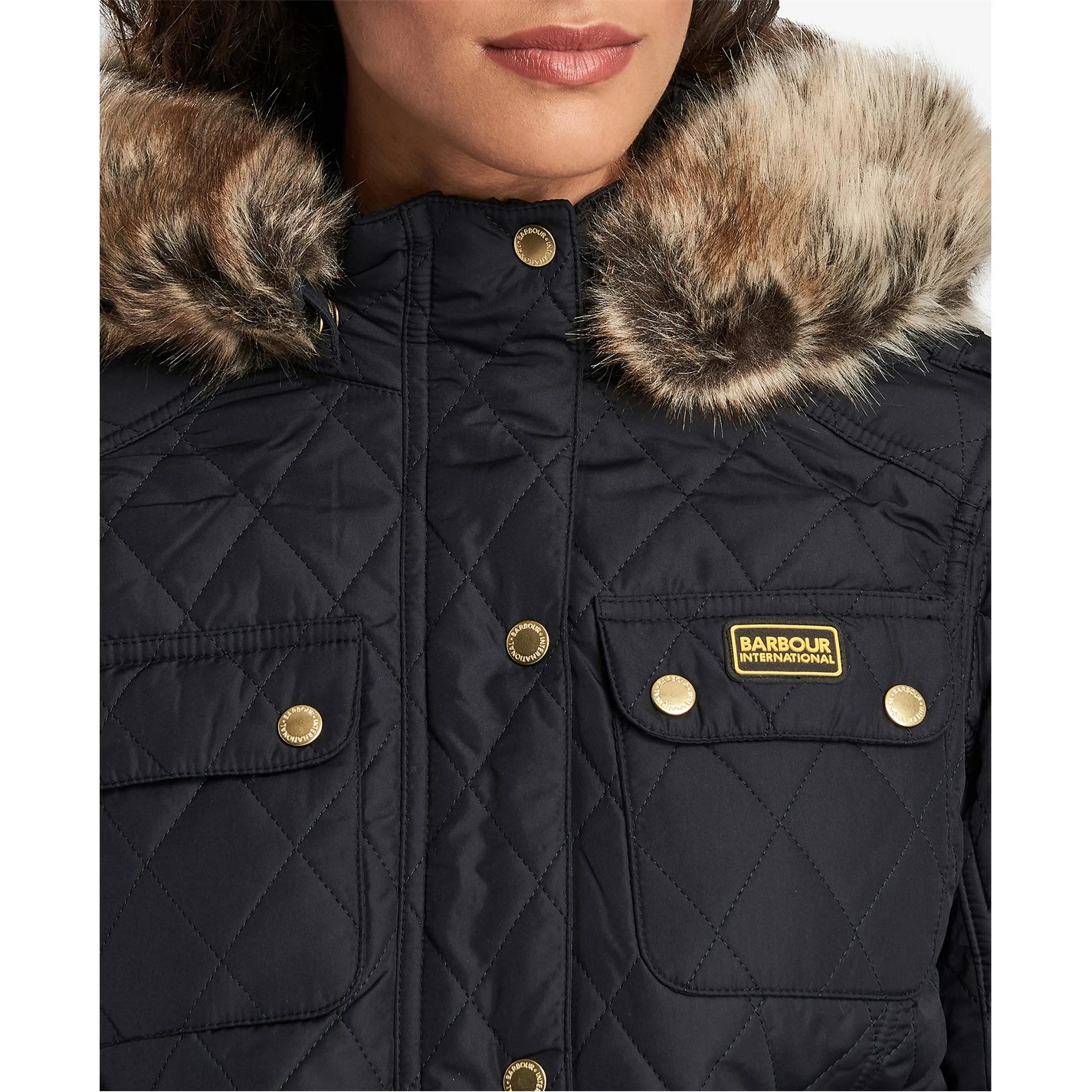 Barbour International Enduro Quilted Jacket - Image 6