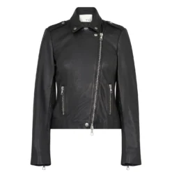 Oui Oui Leather Jacket Womens