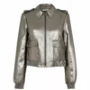 Ted Baker Briyella Metallic Bomber Jacket