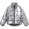 Calvin Klein Jeans Gun Metal Mono Puffer Jacket