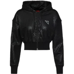 HUGO Drunella Cropped Bomber Jacket