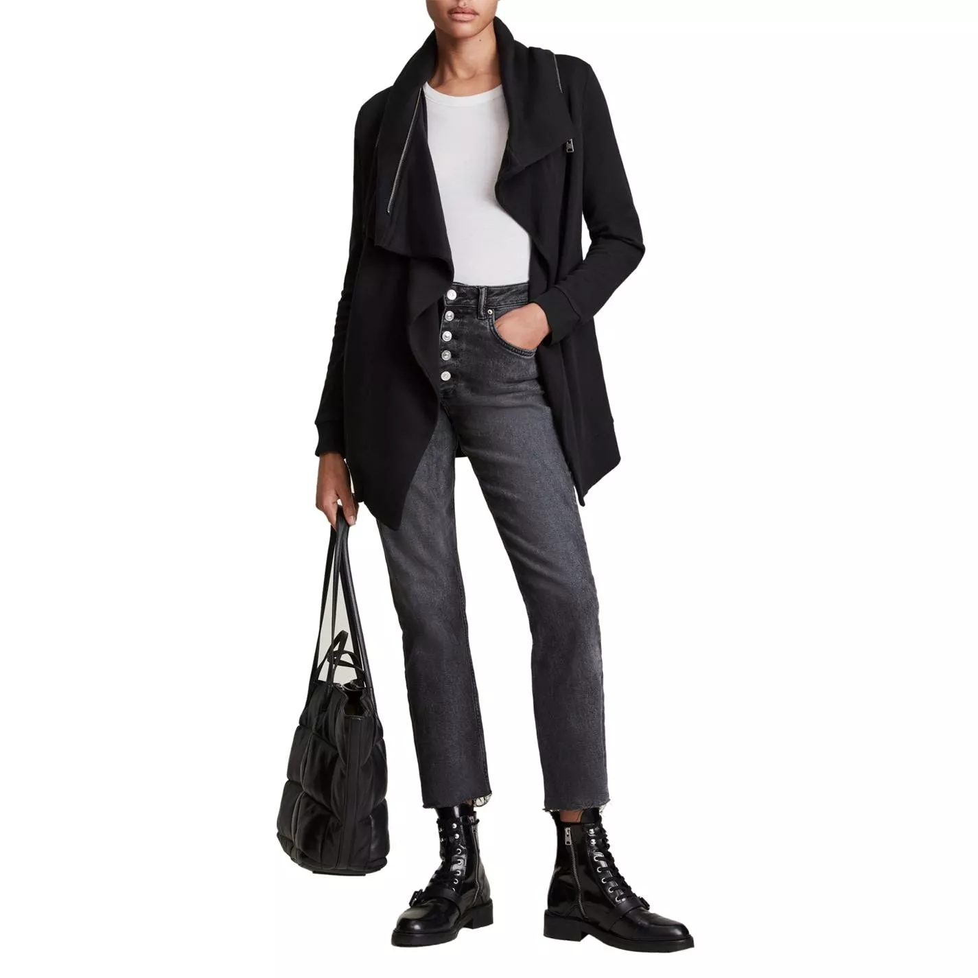 AllSaints Dahlia Sweat Jacket - Image 3