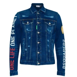 DSQUARED2 Smiley Denim Jacket