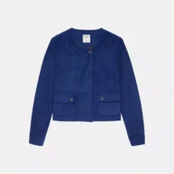 Sandwich Faux Suede Jacket