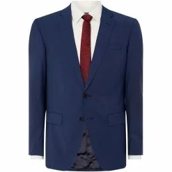 Boss Huge Slim Fit Tonal Pindot 3-Piece Suit Jacket