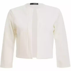 Quiz Quiz Cream Crop Jacket