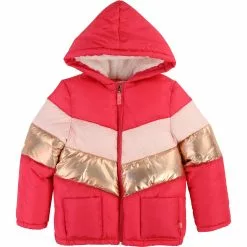 Billieblush Girls Red Quilted Puffer Jacket