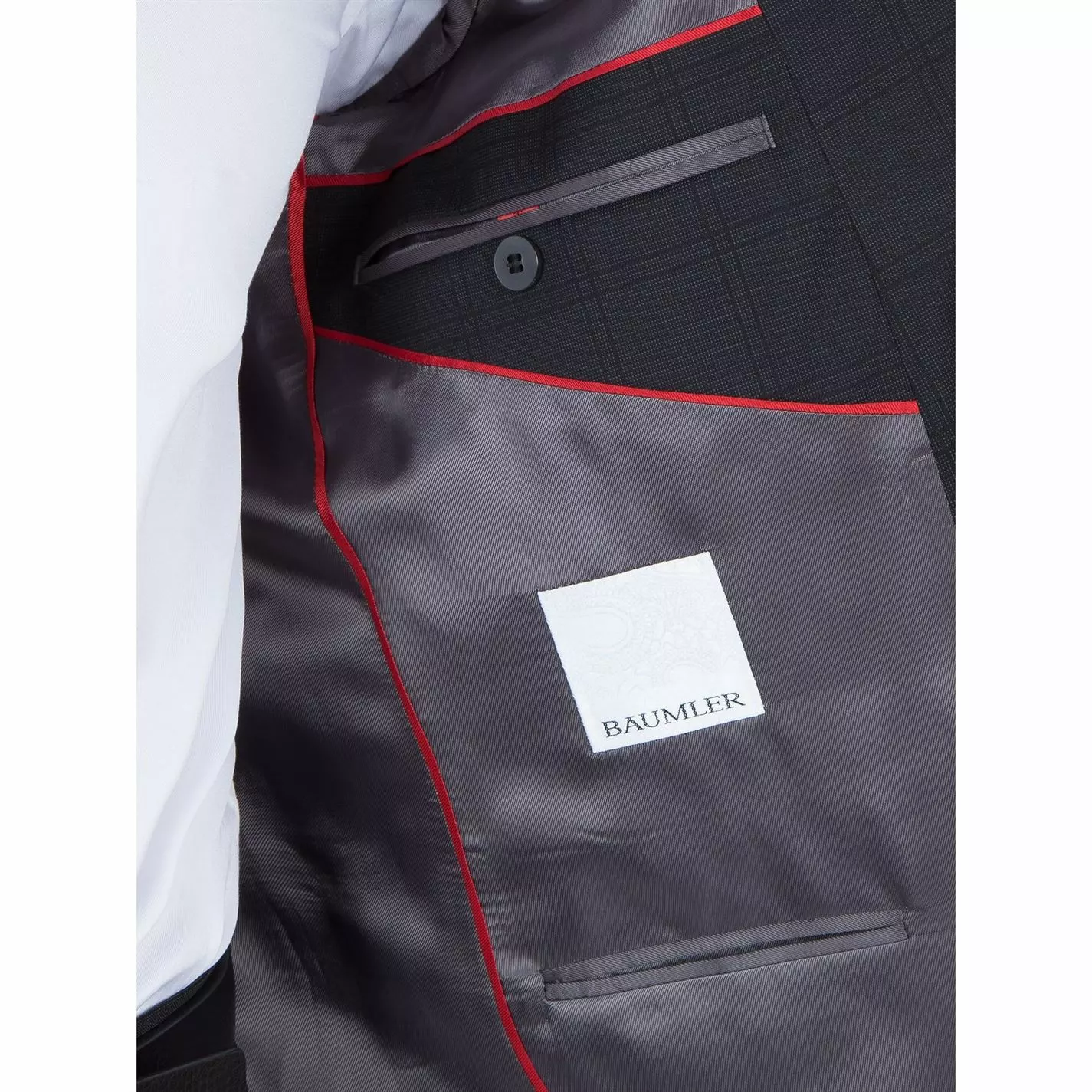 Baumler Arnulf Slim-Fit Checked Suit Jacket - Image 5