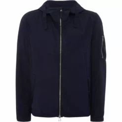 Boss Olvaro- D Cottom Hooded Zip-up Jacket