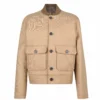 Tiger Of Sweden Stitch Hem Twill Bomber Jacket