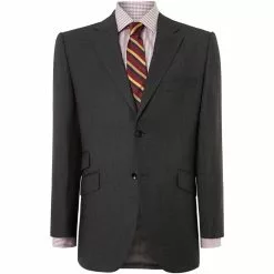Howick Tailored Crawford Birdseye Suit Jacket