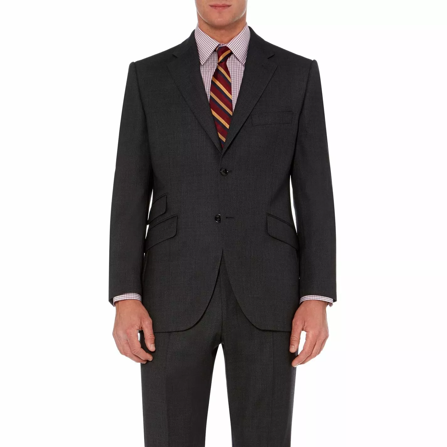 Howick Tailored Crawford Birdseye Suit Jacket - Image 2