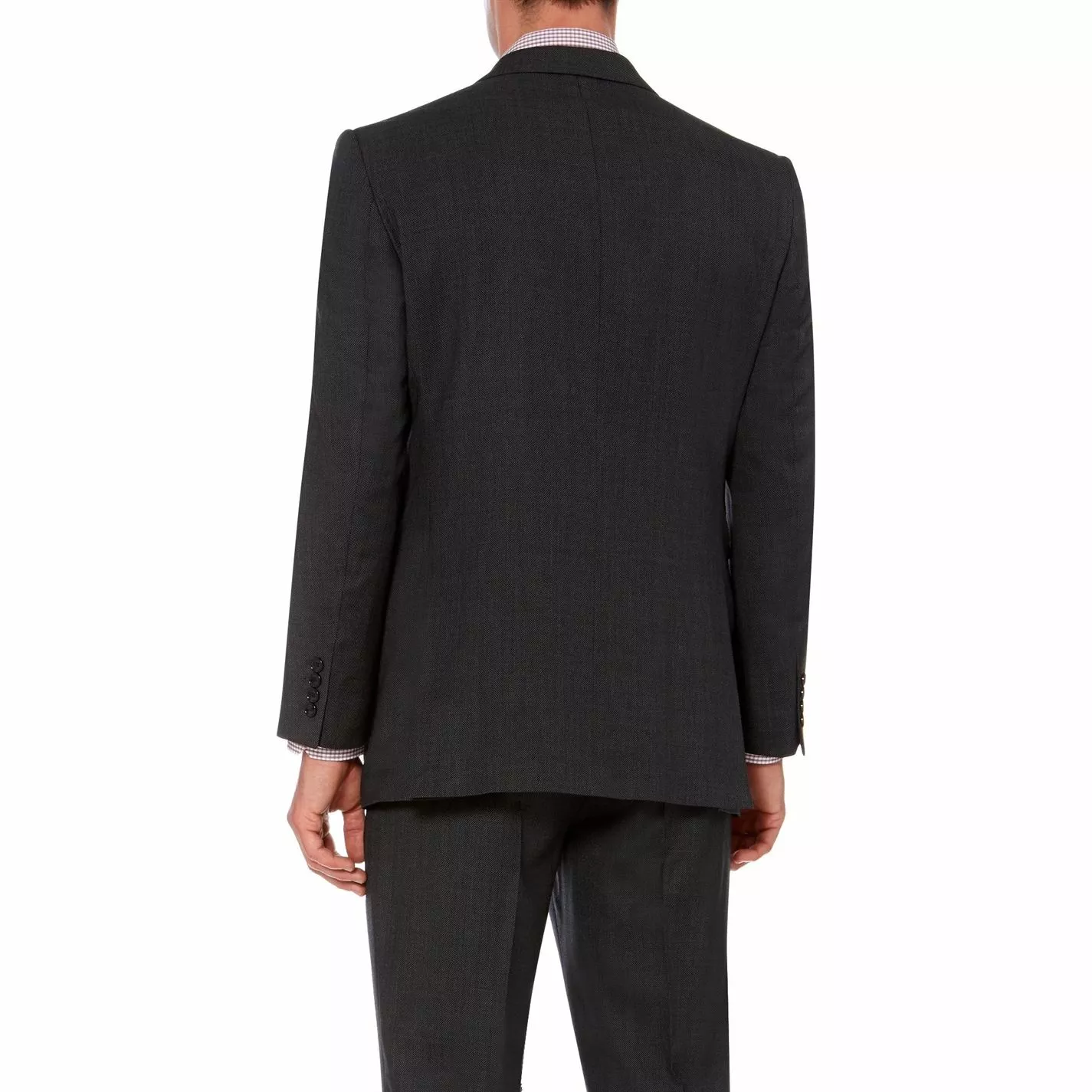 Howick Tailored Crawford Birdseye Suit Jacket - Image 3