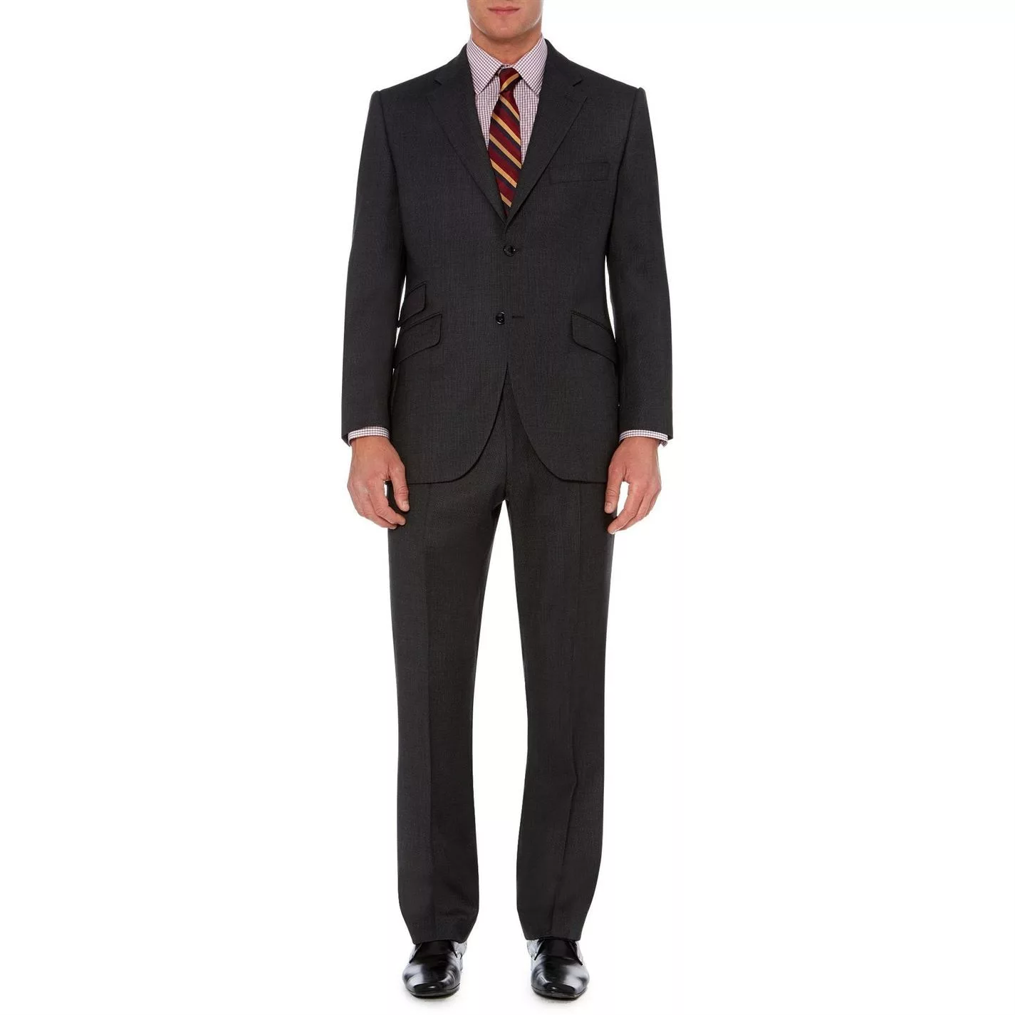 Howick Tailored Crawford Birdseye Suit Jacket - Image 5