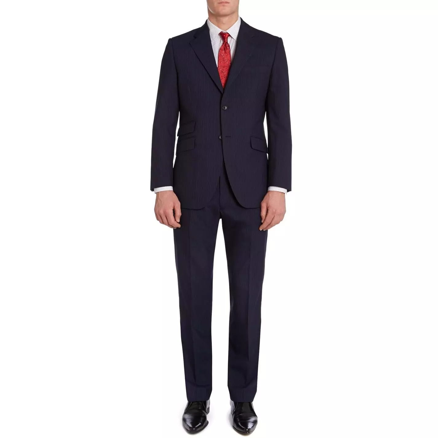 Howick Tailored Branson Fine Stripe Suit Jacket - Image 5