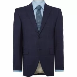 Corsivo Bolva SB2 Peak Lapel Check Suit Jacket