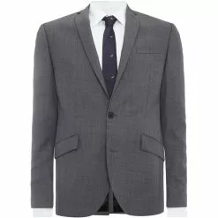 Kenneth Cole Taylor SB2 Sharkskin Suit Jacket