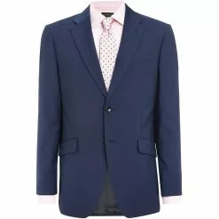 Howick Tailored Dalton SB2 Notch Lapel Micro Check Suit Jacket