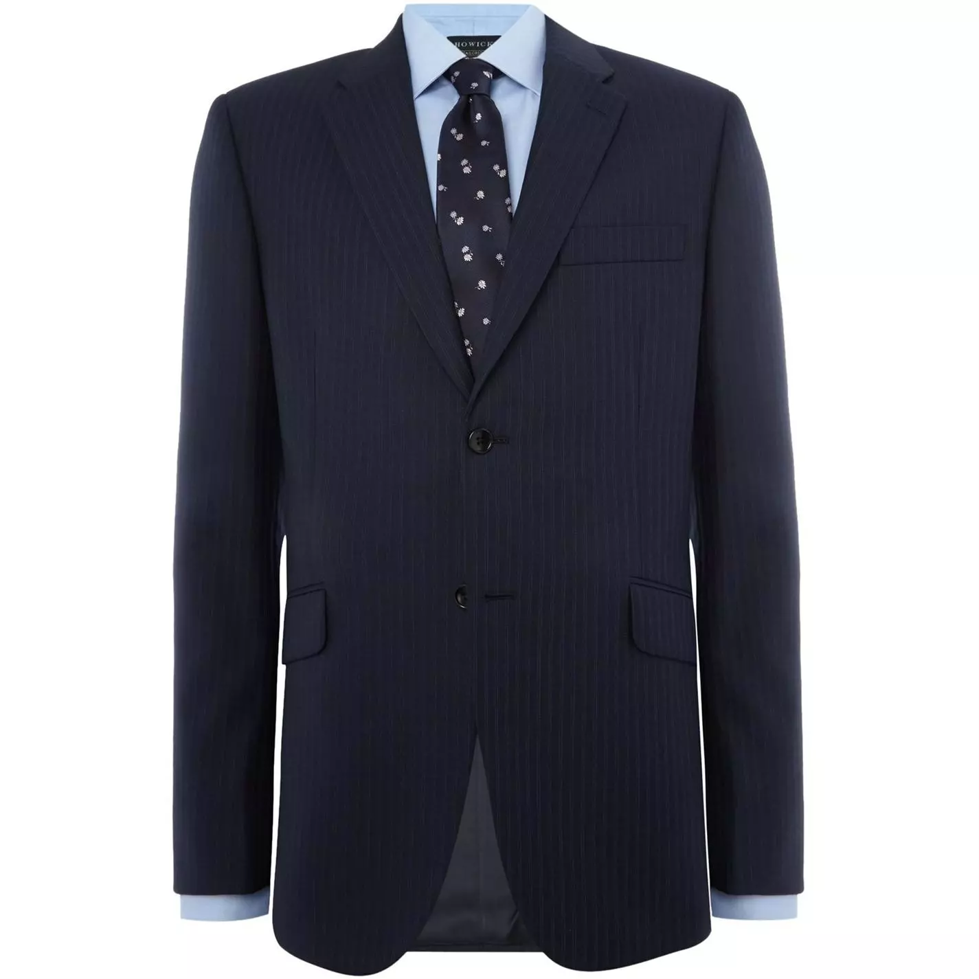 Howick Tailored Oakland Textured Stripe Suit Jacket