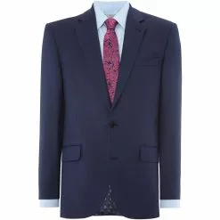 Turner And Sanderson Wilton Textured Pindot Suit Jacket