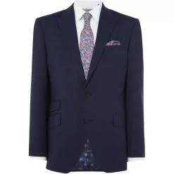 Turner And Sanderson Chatsworth Tonal Checked Suit Jacket