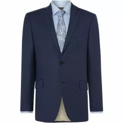 Corsivo Marto Italian Wool Birdseye Suit Jacket