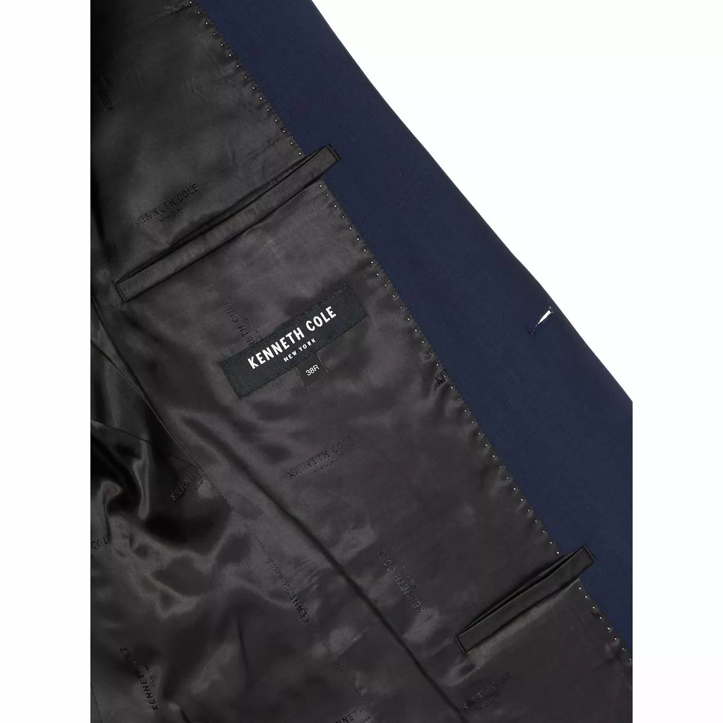 Kenneth Cole Luxo Slim Fit Tonal Checked Suit Jacket - Image 4