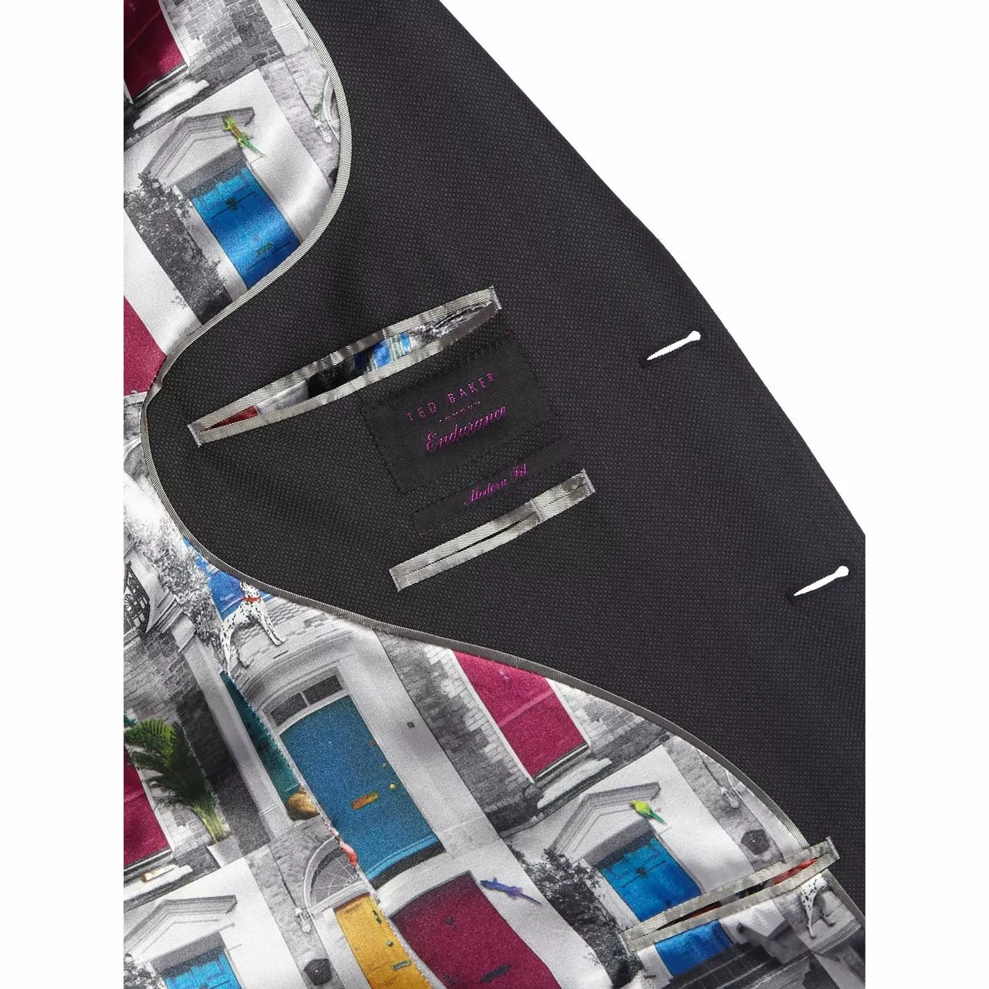 Ted Baker Chalky Birdseye Suit Jacket - Image 4