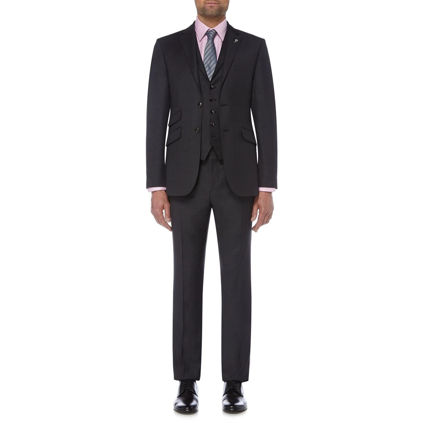 Ted Baker Chalky Birdseye Suit Jacket - Image 5