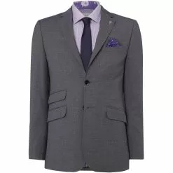 Ted Baker Tipped Textured Contrast Suit Jacket