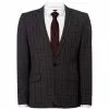 Kenneth Cole Bruckner Checked Slim Fit Suit Jacket